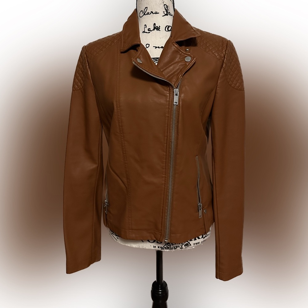 Black Rivet Leather Jacket